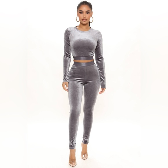 Fashion Nova Pants & Jumpsuits Fashion Nova Always Together Velour
